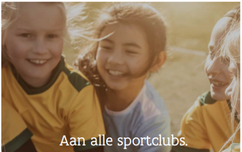 Ik steun mijn sportclub